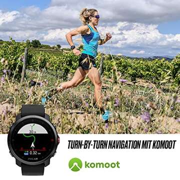 Polar Grit X - Rugged Multisport GPS Smart Watch - Ultra-Long Battery Life, Wrist-based Heart Rate, Military-Level Durability, Sleep and Recovery, Navigation - Trail Running, Mountain Biking