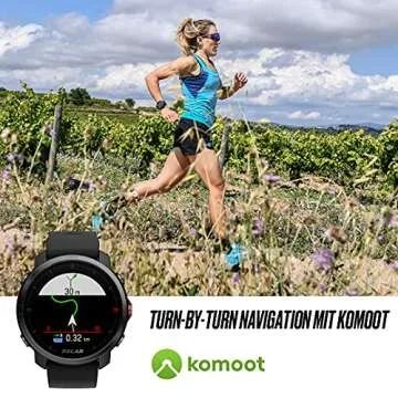 Polar Grit X - Rugged Multisport GPS Smart Watch - Ultra-Long Battery Life, Wrist-based Heart Rate, Military-Level Durability, Sleep and Recovery, Navigation - Trail Running, Mountain Biking