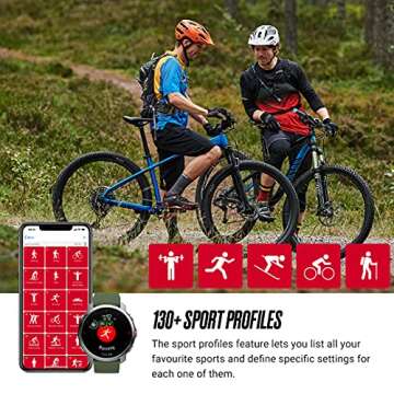 Polar Grit X - Rugged Multisport GPS Smart Watch - Ultra-Long Battery Life, Wrist-based Heart Rate, Military-Level Durability, Sleep and Recovery, Navigation - Trail Running, Mountain Biking