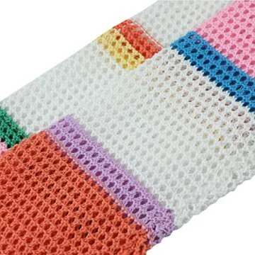 Womens y2k Cover up Hollow Out Crochet Knitted Crop Tops Multicolor Stripes Trendy Y2K Tee Shirt for Teen Girls (Multicolor, Small)