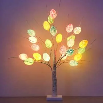 Dazzle Bright 24" Pre-lit Birch Tree for Easter