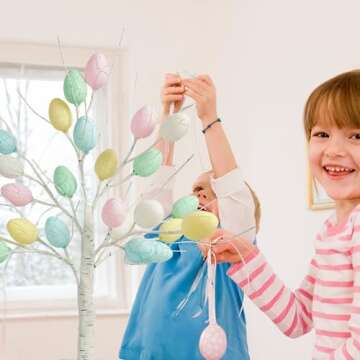 Dazzle Bright 24" Pre-lit Birch Tree for Easter
