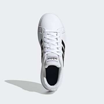 adidas Grand Court Sneaker - Stylish White/Black Kids