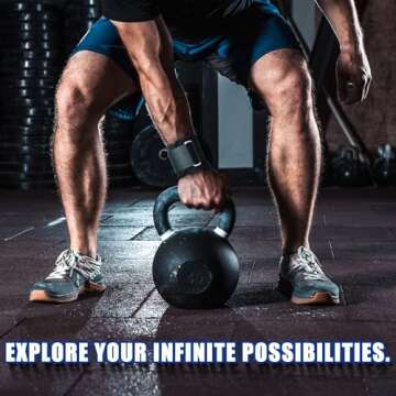 RitFit Wrist Wraps for Weightlifting Support and Protection