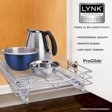 LYNK PROFESSIONAL Pull Out Cabinet Organizer - 14x21