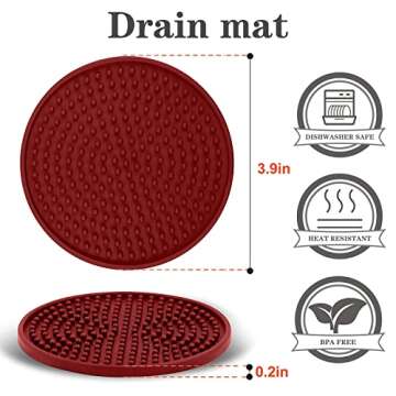 Cast Iron Cleaner Brush with Handle, Soldered Fine Chainmail Scrub Brush+Tray - Small Ring Chain Link Pan Pot Scrub Metal Brush to Clean Iron Skillet Steel Wool Scrubber Stainless Steel Cleaner Sponge