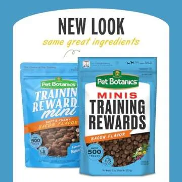 Pet Botanics 10 oz. Bacon Flavor Training Treats - 500 Mini Soft & Chewy Rewards