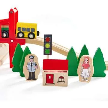 Tiny Land 39 Piece Train Set for Toddlers