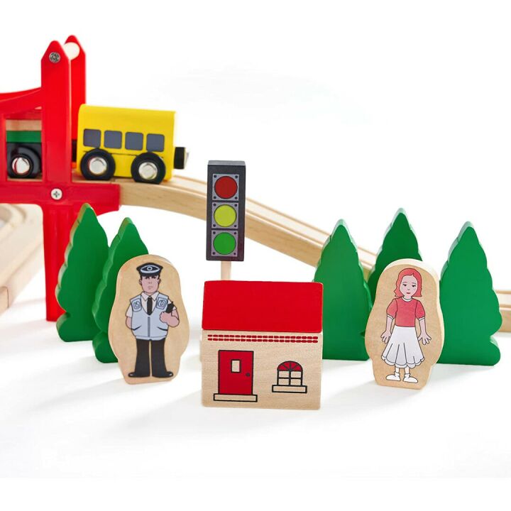 Tiny Land 39 Piece Train Set for Toddlers