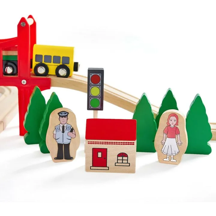 Tiny Land 39 Piece Train Set for Toddlers