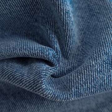 KIDSCOOL SPACE Baby Girls Jeans,Toddler Elastic Waist with D-Ring Slant Pockets Wide-Leg Denim Pants,Blue,12-18 Months