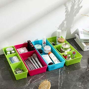 VANORIG Drawer Organizers for Office & Kitchen Storage