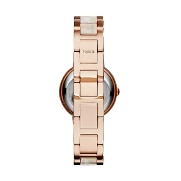 Fossil Virginia Quartz Women's Watch Rose Gold/White