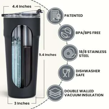 2-in-1 Insulated Tumbler - Hot & Cold, 30oz, BPA-Free