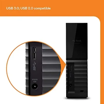WD My Book 12TB External Hard Drive - Secure Data Storage