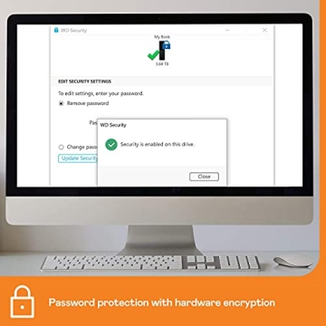 WD My Book 12TB External Hard Drive - Secure Data Storage