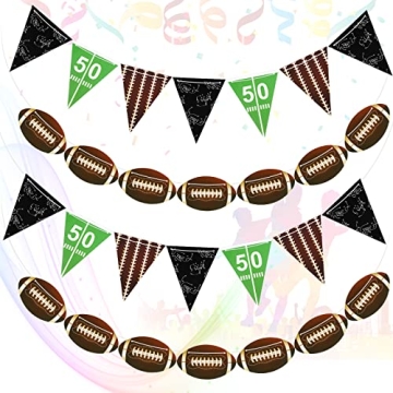 Zonon Sports Party Banner Set for Birthdays and Events