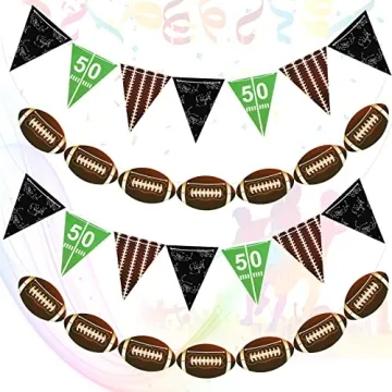 Zonon Sports Party Banner Set for Birthdays and Events