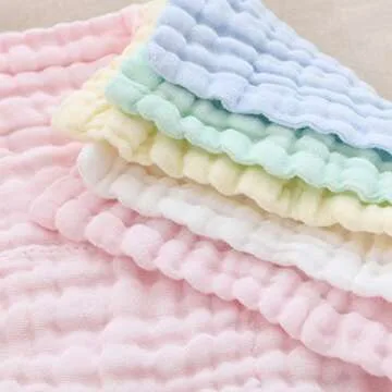 MUKIN Baby Washcloths - Soft Natural Cotton for All Ages