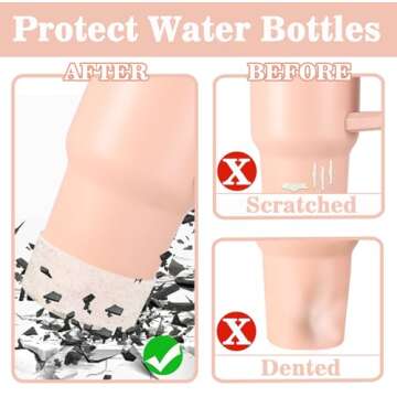 Ruyshu Silicone Boot for Stanley & Hydro Flask Bottles