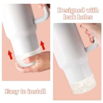 Ruyshu Silicone Boot for Stanley & Hydro Flask Bottles