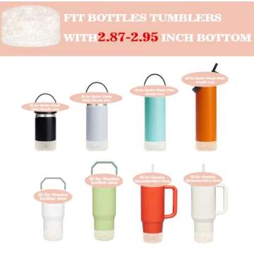 Ruyshu Silicone Boot for Stanley & Hydro Flask Bottles