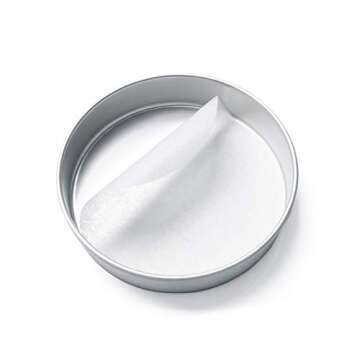 Kana Parchment Paper Baking Circles - 100 Pre-cut Rounds 10 inch_Ideal for Baking Cakes, Pastries & Cheesecakes - Suitable for tortilla Press