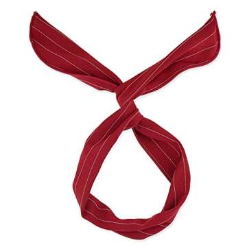 DRESHOW Twist Bow Wire Headbands Vintage Head Wrap Rabbit ear Wired Hairbands Hair Holder Hair Acces...