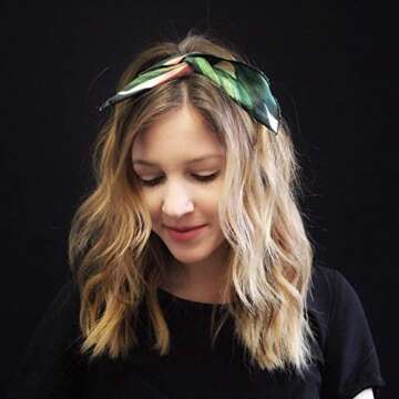 DRESHOW Twist Bow Wire Headbands Vintage Head Wrap Rabbit ear Wired Hairbands Hair Holder Hair Accessory for Women and Girls 6 Pack