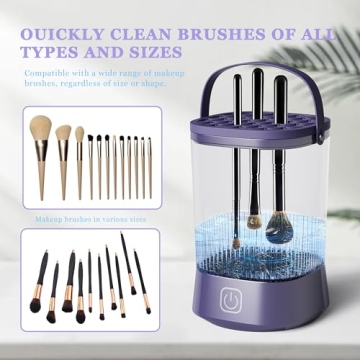 Automatic Makeup Brush Cleaner - Portable & Rechargeable