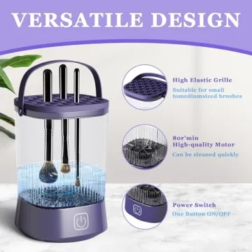 Automatic Makeup Brush Cleaner - Portable & Rechargeable