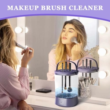 Automatic Makeup Brush Cleaner - Portable & Rechargeable