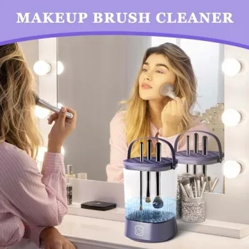 Automatic Makeup Brush Cleaner - Portable & Rechargeable