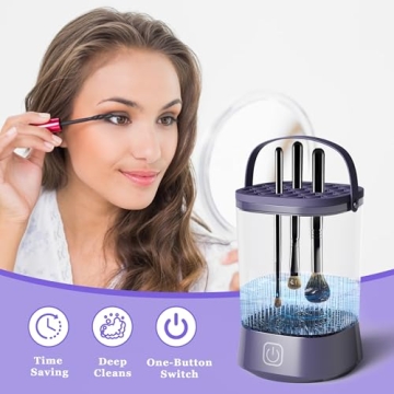 Automatic Makeup Brush Cleaner - Portable & Rechargeable