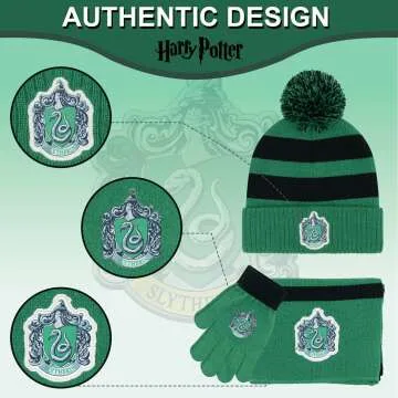 Harry Potter Kids Winter Hat and Gloves Set 5-13