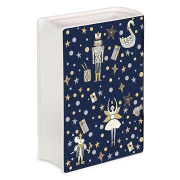 Steel Mill & Co Original Small Book-Shaped Decorative Vase, Ceramic Vases for Home Decor, Cute Chris...