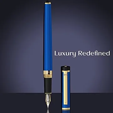 Elegant Dryden Designs Fountain Pen with 24 Ink Cartridges