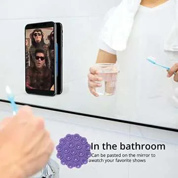 ANRUI Silicone Suction Phone Holders for Car & Home