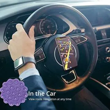 ANRUI Silicone Suction Phone Holders for Car & Home