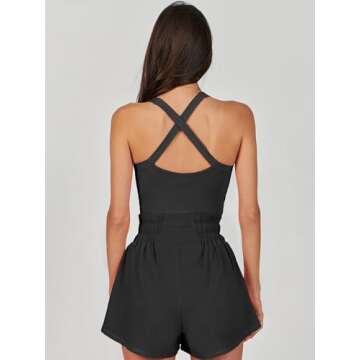 ANRABESS Mini Tennis Dress: Stylish Workout Romper