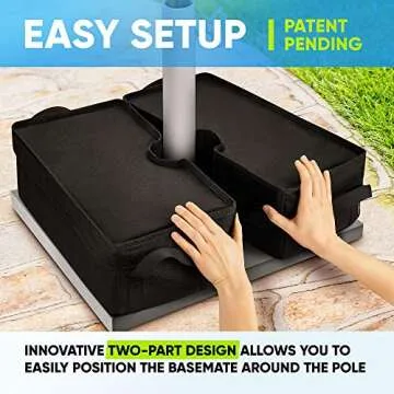 BaseMate Umbrella Base Weight for Stability All Year