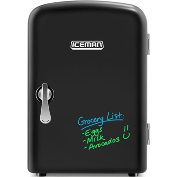 Iceman Mini Portable Board Personal Fridge - Cools and Heats, 4L Capacity, Eco-Friendly Design