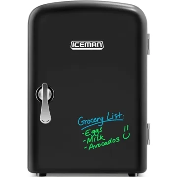 Iceman Mini Portable Board Personal Fridge - Cools and Heats, 4L Capacity, Eco-Friendly Design