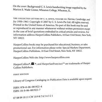 C.S. Lewis Letters: Narnia, Cambridge, and Joy 1950-1963