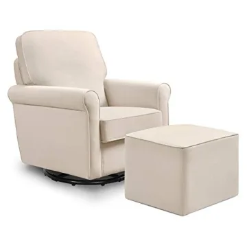 DaVinci Maya Glider with Ottoman for Stylish Comfort
