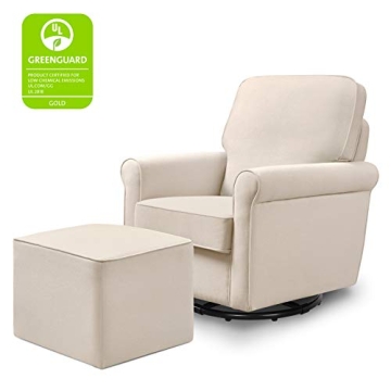 DaVinci Maya Glider with Ottoman for Stylish Comfort