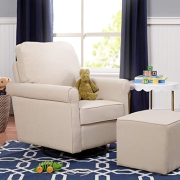 DaVinci Maya Glider with Ottoman for Stylish Comfort
