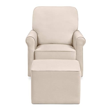DaVinci Maya Glider with Ottoman for Stylish Comfort