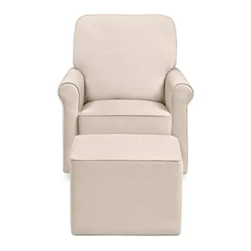 DaVinci Maya Glider with Ottoman for Stylish Comfort