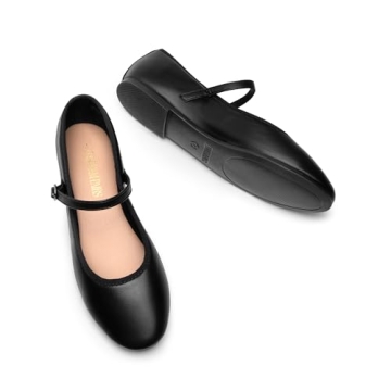 DREAM PAIRS Comfortable Mary Jane Ballet Flats for Women